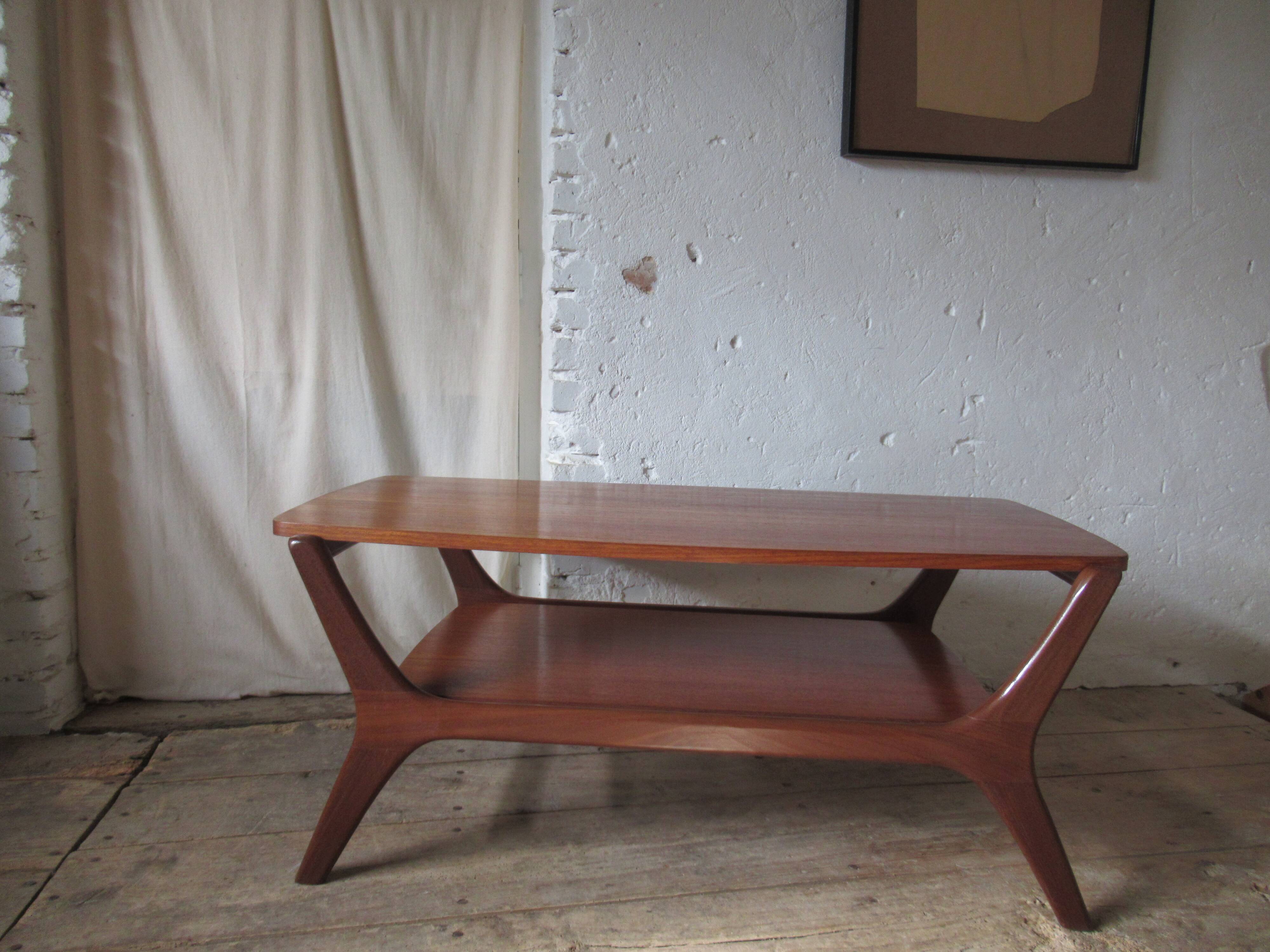 Teak coffee table