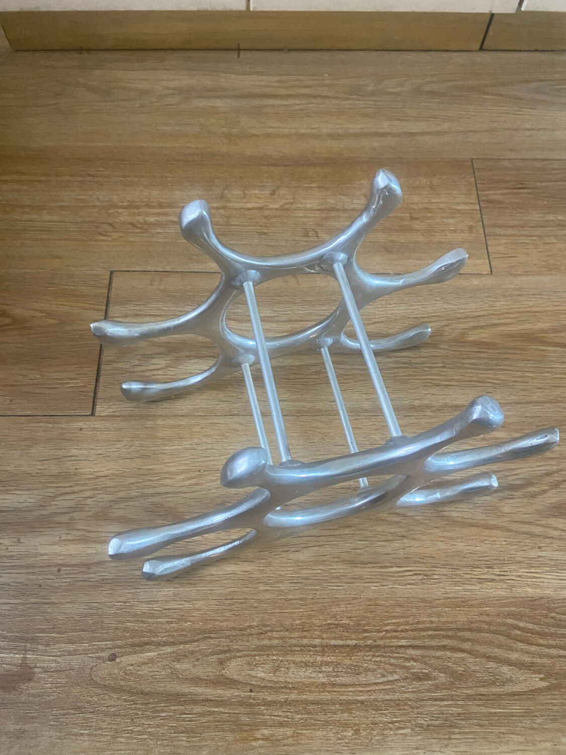 Vintage aluminum bottle holder