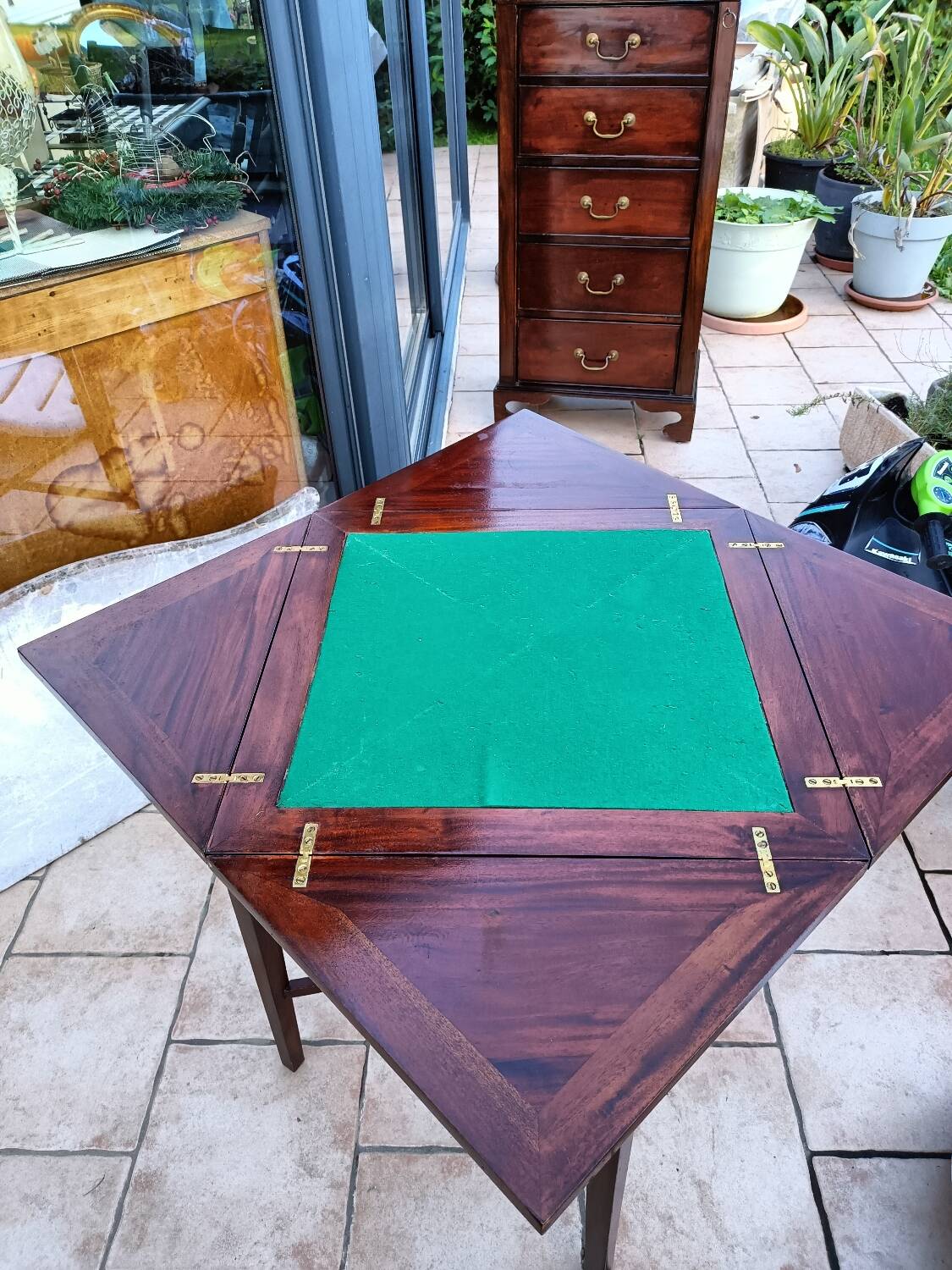 Antique Louis XVI style games table