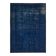 Hand-knotted anatolian vintage 1970s blue wool carpet