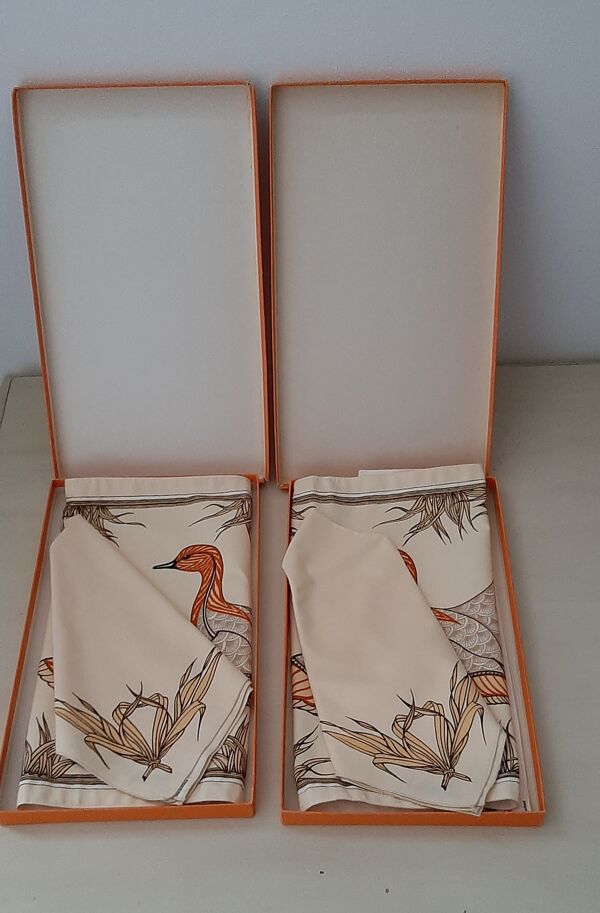 Centre de table et serviette Hermes