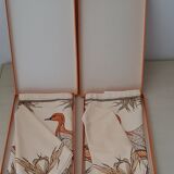 Hermes centerpiece and napkin