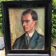 Portrait d’homme Professeur Art Déco Strasbourg vers 1900