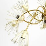 Beautiful brass chandelier by Emil Stejnar for Rupert Nikoll