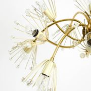 Beautiful brass chandelier by Emil Stejnar for Rupert Nikoll