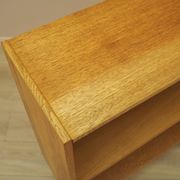 Ash shelving unit on splayed legs, Denmark, 1960s