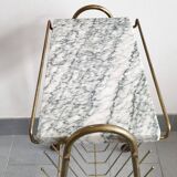 Vintage magazine rack side table 1950