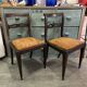 Pair of Regency style chairs from the 1940s.