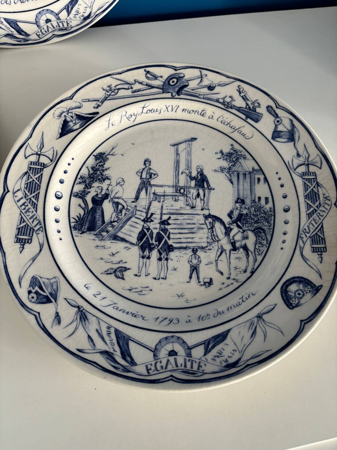 Lot de 6 assiettes Révolution ançaise Arcopal - Rakuten