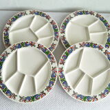 Vintage Villeroy and Boch fondue plates