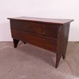 Petit coffre en bois antique en chêne