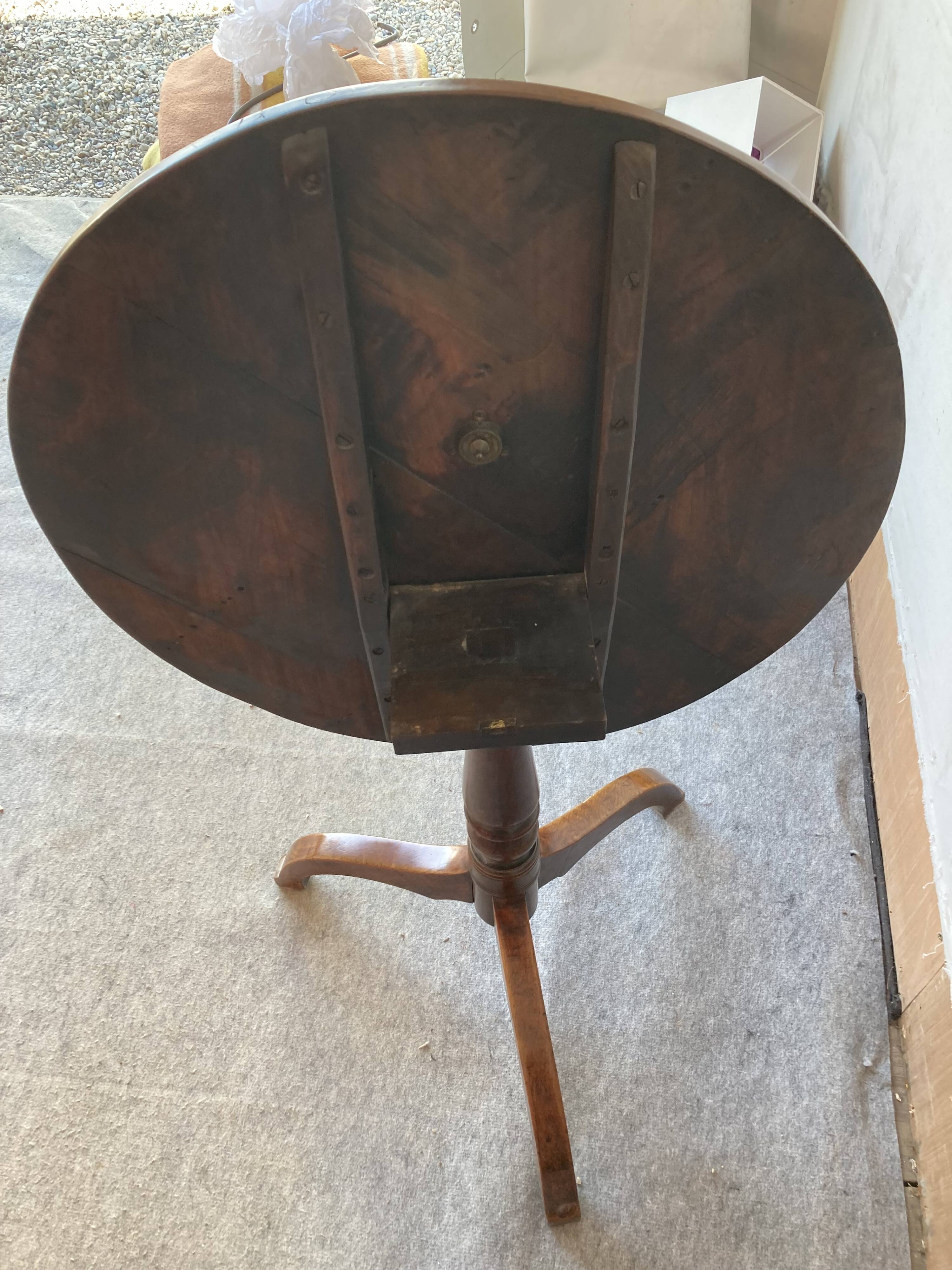 Late 19th century winegrower's table