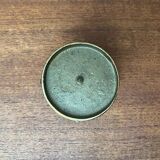 Vintage brutalist bronze chandelier by Gallo, 1970s.