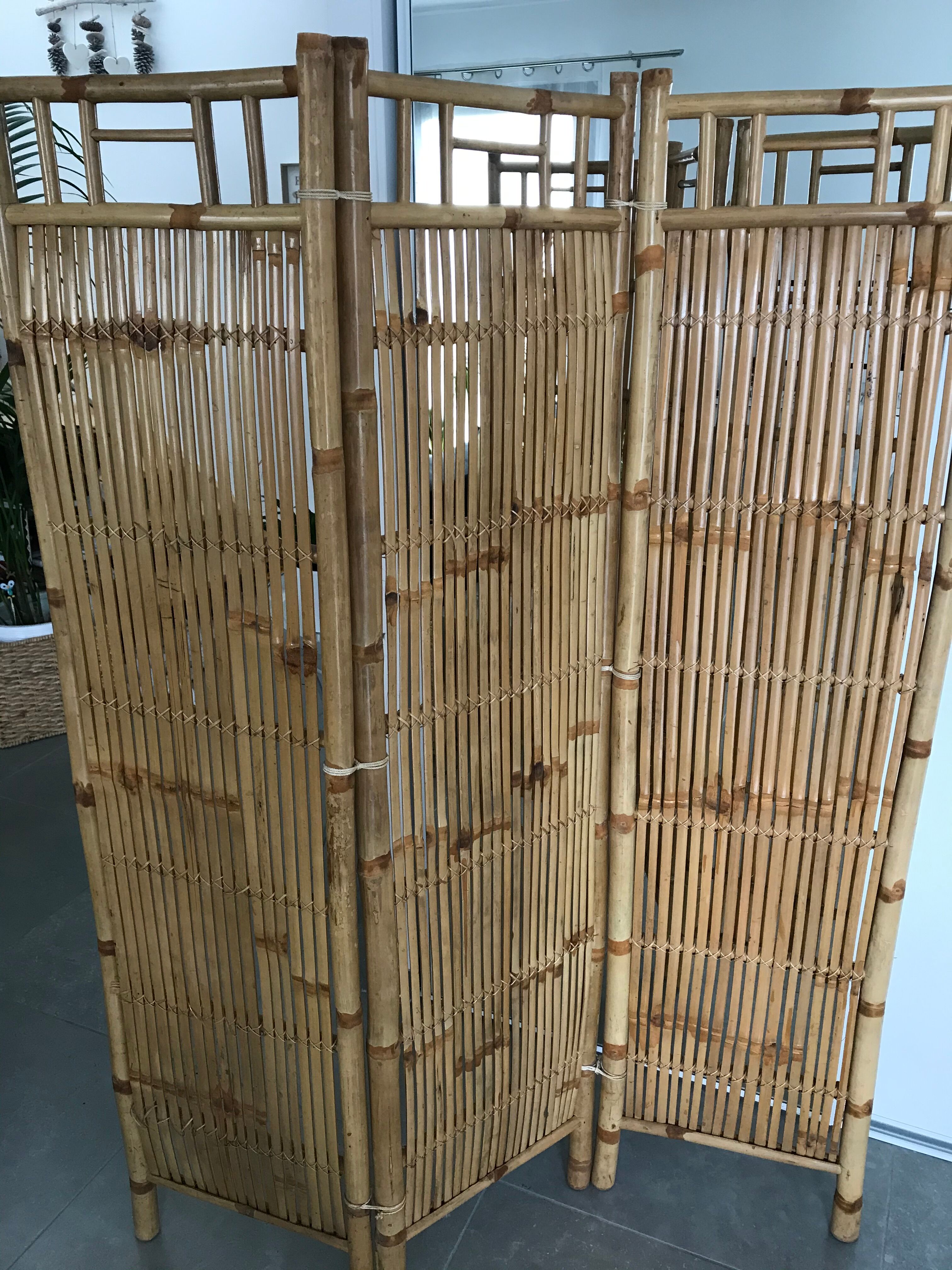 Bamboo screen 3 panels