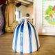 Blue striped soliflore
