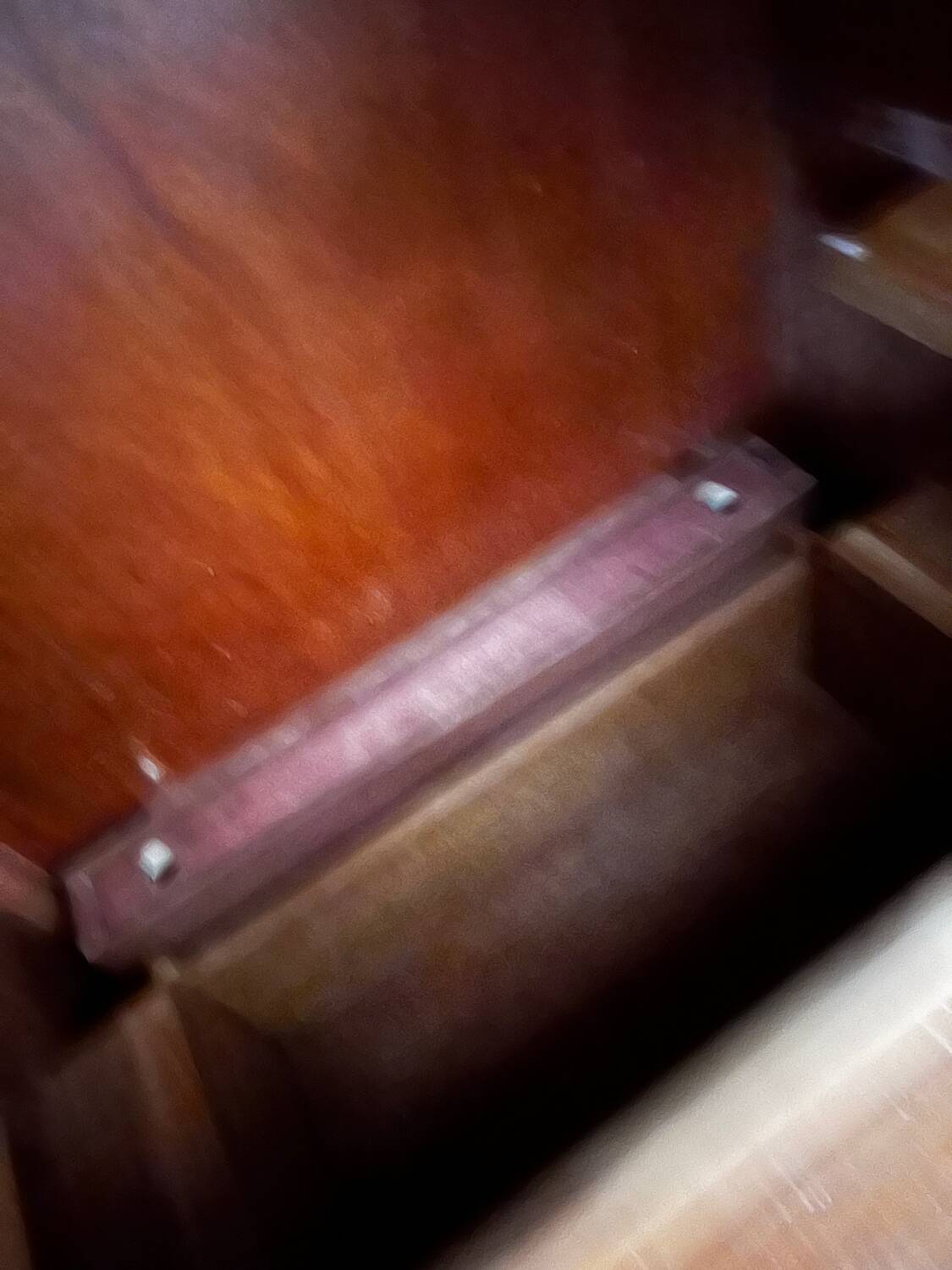 4-door mahogany wardrobe