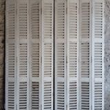 Anciennes persiennes H244cmxl200cm 8 vantaux