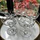 Coupes à champagne en cristal