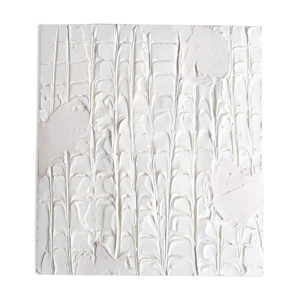 Tableau, peinture blanche - vincent