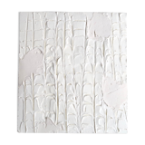 Painting, textured white painting by Vincent Dufresne, 2017