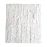 Tableau, peinture blanche texturée de Vincent Dufresne, 2017