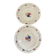 Set of two antique deep plates HBCM Montereau Villefranche.