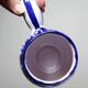 Small ceramic pan Robert Picault Vallauris signed RP cobalt blue 1960-70