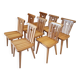 Göran Malmvall, Ensemble '8' with pine chairs, Sportstugemöbler / Scandinavian Modernity