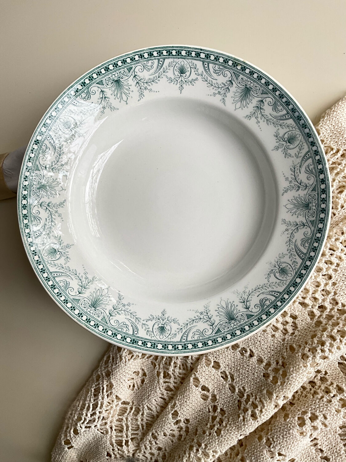 Mix and match old deep plates.