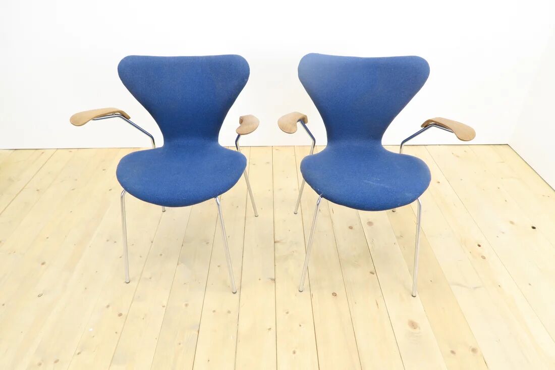 Paire de chaises Arne Jacobsen, années 1970