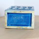 Square vase Rimini Blue, Aldo London Diamond for Bitossi, ceramics Italy