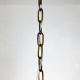 Hollywood Regency Ice Glass Hanging Light, J. T. Kalmar Lights, Austria, 1950s