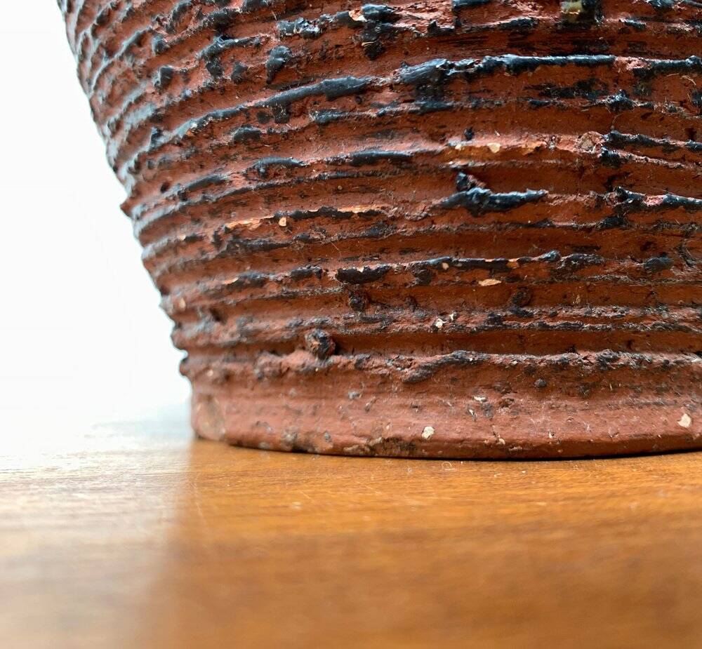 Vase from the Schamotte series, German brutalism from the mid-century by Spara Keramik, 1960s.