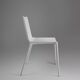 Chaise blanche élégante du 21e siècle, Belgique