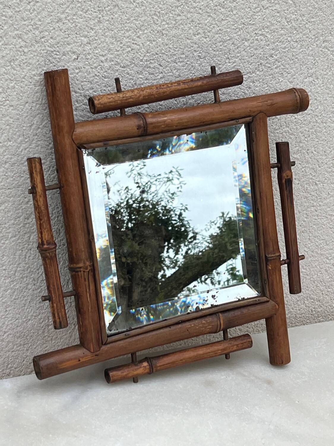 Bamboo mirror