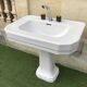 Lavabo art déco en faïence