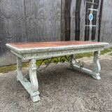 Table with carved legs