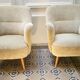 Pair of chairs 50s organic design vintage