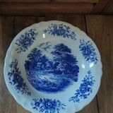 Plat creux Sarreguemines Romantic ancien