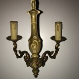 Paire d'appliques en bronze style Louis XV