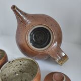 Pyrite stone tea set
