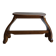 Old church organ bench in Art Nouveau style made of solid oak.