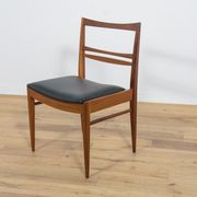 Chaises de salle à manger en teck du milieu du siècle, années 1960, ensemble de 6