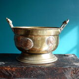 Cache-pot sartic sa maroc in brass and copper