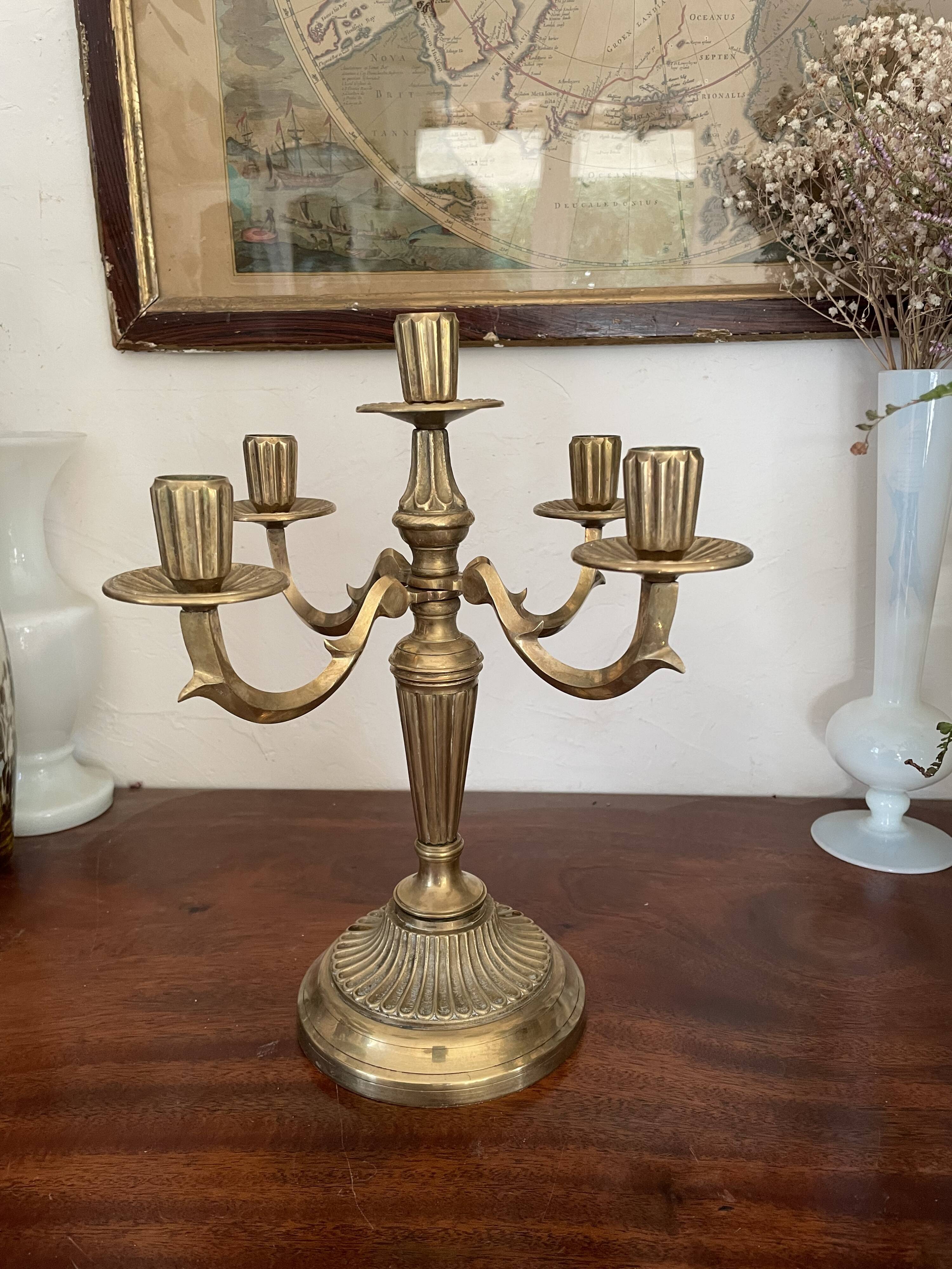 Chandelier en laiton