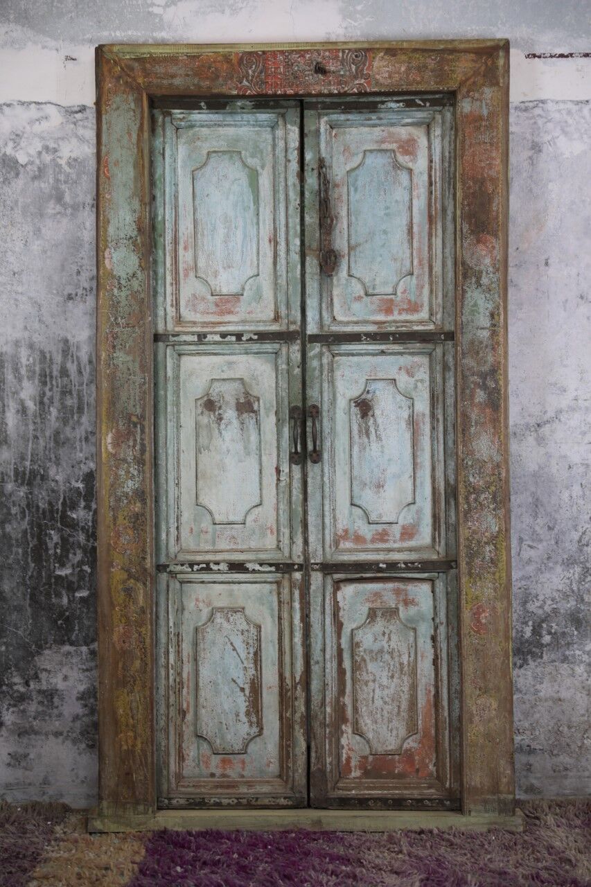 Indian molded door on frame