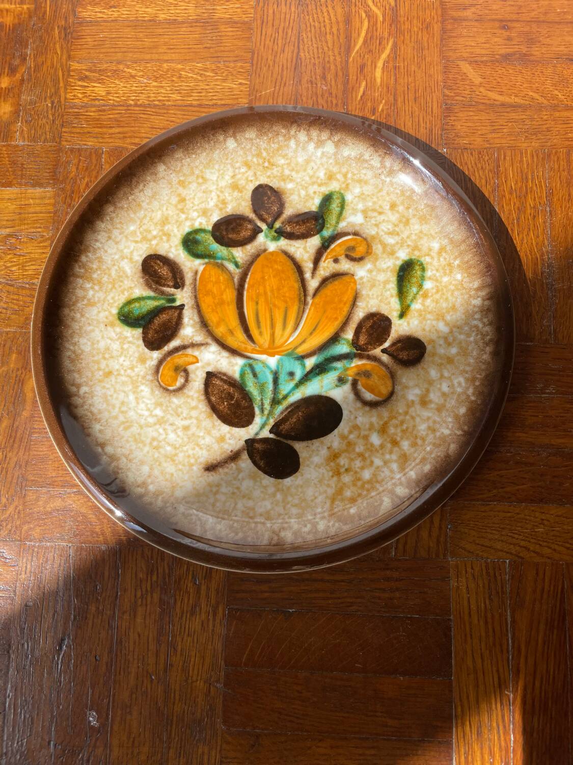 Set of 12 plates from the Boch La Louvière Corfu vintage collection