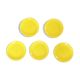 Set of 5 plates salins france yellow
