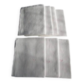 7 grandes serviettes de table anciennes damassées