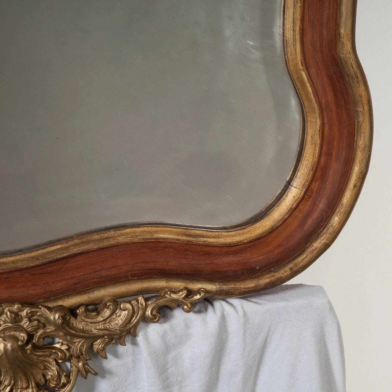 Miroir italien de style rococo